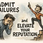 Admit Failures and Elevate your Reputation