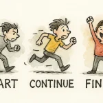 Start, Continue, and Finish