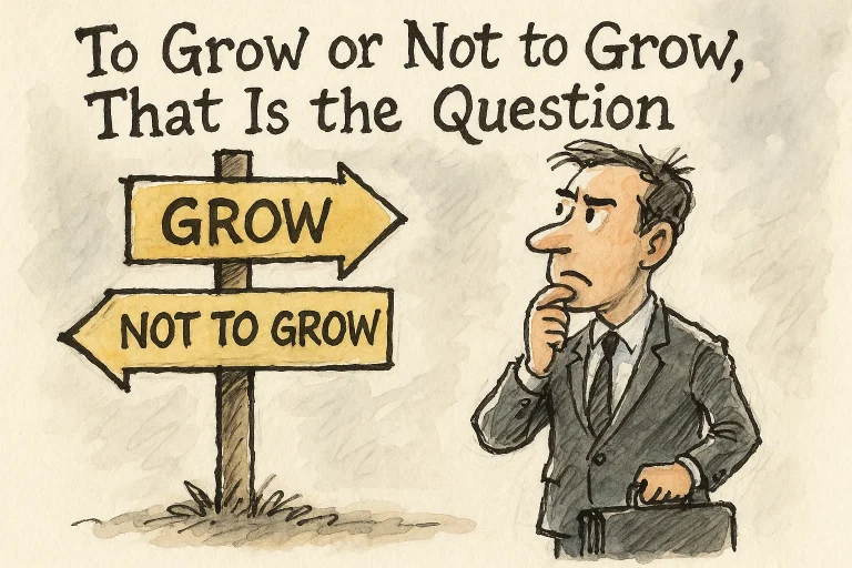 To Grow or Not to Grow. That Is the Question