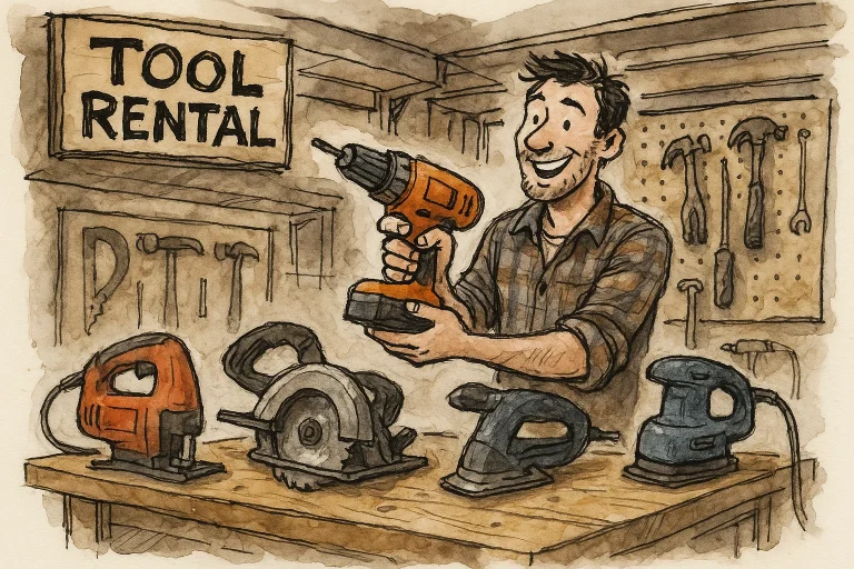 Tool rental for DIY